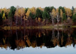 Краски осени / Осень на реке