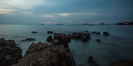 Закат на Клонг-Муанге. / Тайланд. Андаманское море. Провинция Краби. Пляж Клонг-Муанг.