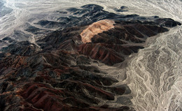 Лицо пустыни Наска / Аэросъемка. Пустыня Наска, Перу