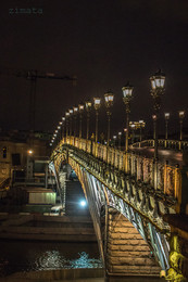 подсветка / Патриарший мост. фрагмент, ночь, подсветка