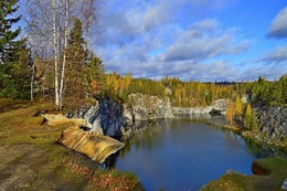 Мраморный карьер. Осеннее / Карелия. Рускеала
