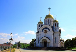 Храм Святого Георгия Победоносца / Самара. площадь Славы. храм Святого Горгия Победоносца