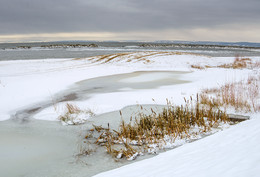 Берег... / Один из непогожих декабрьских дней на Волге.