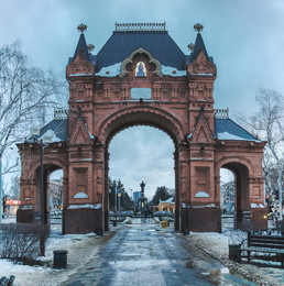 Александровская триумфальная арка. / Краснодар, Россия.
Зима, 2015 год.