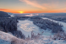 утро / морозное утро 1 декабря.