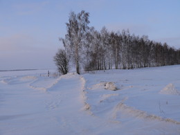 зимний вечер / смеркалось