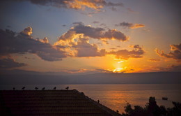 Голубиное утро, или восход солнца на море Галилейском / Галилейское море (Кинерет, Тивериадское или Генисаретское озеро)