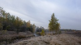 Рассвет,туман,иней.. / Краски осени....