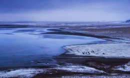 Холодный рассвет / Озеро Тузколь, Алматинская область