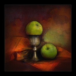 2 яблока / digital art