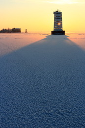 У маяка / на льду Финского залива