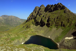 Озеро &quot;Подперевальное&quot; / Кавказ. Перевал Мыгвал.
