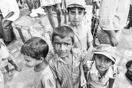 Дели. Дети трущоб. / Трешевый квартал. Дели. Индия.