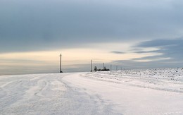 Декабрь . Ты помнишь , вьюга злилась ..? / Пейзажик