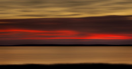 &nbsp; / Sonnenuntergang am Achterwasser auf der Insel Usedom.