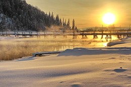 Утомлённое солнце... / Вечерние прогулки в деревеньке.