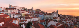 Рассвет в Лиссабоне / Панорама 6 кадров