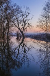 Утро на реке Грунь / Прекрасное весеннее утро на реке Грунь