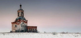 В снежном поле храм забытый.. / Нижегородская область, урочище Покровка, храм Покрова Пресвятой Богородицы, 1790 год