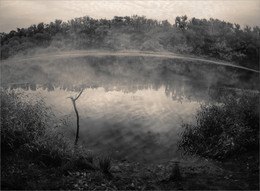 Небеса и Вода / круги на воде от всплеска рыбок, фотограф туда ничего не кидал )