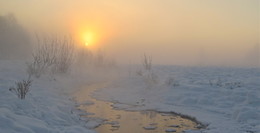 Мороз и солнце / И родник январским утром.
Тоора-Хем, Тоджа. Тува.