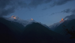 Annapurna range / Himalayas, Nepal, march 2016