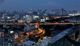 ночной Бангкок / тайланд 2016 год