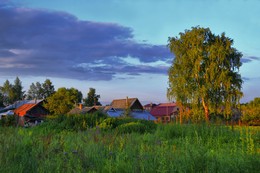 Сельский вечер / Подмосковье .