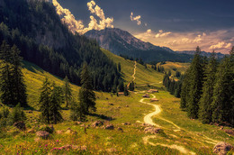 Вниз по склонам Йеннера / Альпы, плато Йеннера, Верхняя Бавария.
http://www.youtube.com/watch?v=fJd8qUEg37Q