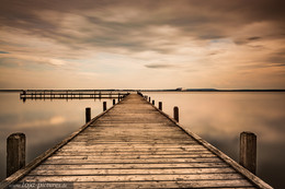 &nbsp; / Seebrücke am Steinhuder Meer. Aufnahme mit einem ND 1.000 Filter