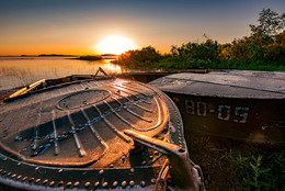 Лодки / Озеро Святое, Рязанскоая область.