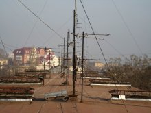 Над крышами домов / Севастополь в феврале