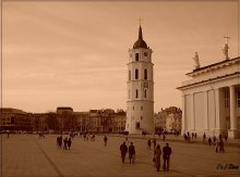 Вильнюс. / Кафедральный собор в Вильнюсе и часовня.