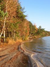 осень / озеро...