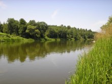 Река в Литве / около границы с Беларусью