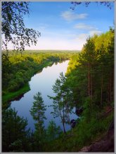 В полете над Березиной / просторы лесов, красоты рек