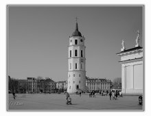 Vilnius - capital of Lithuania. / Chapel and Cathedral in Vilnius))