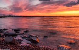 На закате дня. / 12 Июля. 
Иваньковское Водохранилище.