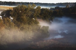 Молочные реки... / Утренний туман на реке Протва