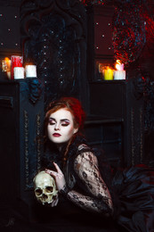 вамп / вампирский образ к хэллоуину