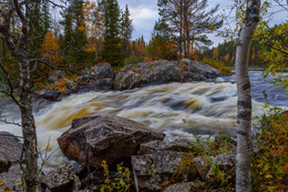 Карелия водопад Киваккакоски. / Карелия водопад Киваккакоски.