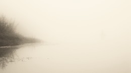 Густотуманное утро на реке ... / Туман был густ, как деревенская сметана ...