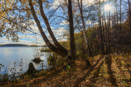 Осенний берег / Вечерние тени