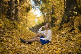 Вся осень в один день / модель Ксюша Кошкарёва м/а &quot;Ева&quot;