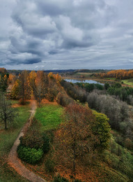 &nbsp; / Вид с башни Луковка, Изборск.