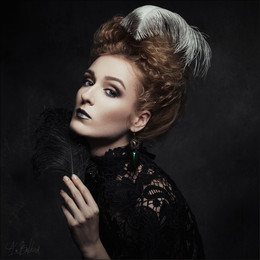 Черная вдова / Make up &amp; hair: Li Lobanova
Md:Yanika Polanski
Jewelry designer: Tatyana Yakischik