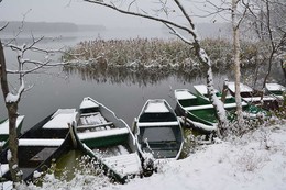 Первый снег 1 / п.Белые Берега.Первый снег