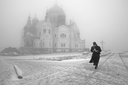 Туман / Туман монах на Белой горе
