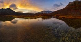 Прозрачна утренняя гладь... / Озеро Сейтесъявр, горный массив Хибины