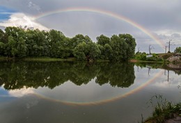 после дождя / радуга